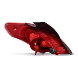 Par Sinaleira Traseira Peugeot 308 2011 A 2015 Hatch Ambos Lados Vermelho