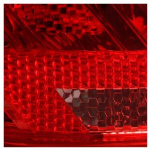 Par Sinaleira Traseira Peugeot 308 2011 A 2015 Hatch Ambos Lados Vermelho