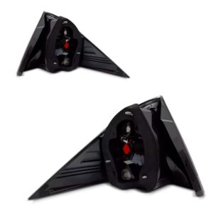 Par Lanterna Traseira Para Fiesta 2010 A 2013 Sedan Fume Ambos Lados Preto