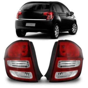 Par Sinaleira Traseira C3 2013 2014 2015 2016 Bicolor Bicolor