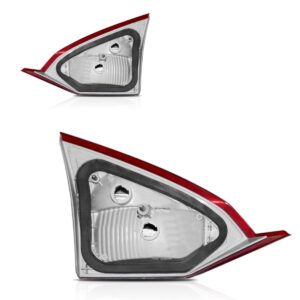 Par Lanterna Traseira Para Ford Fiesta 2013 14 15 2016 Tampa Ambos Lados Vermelho