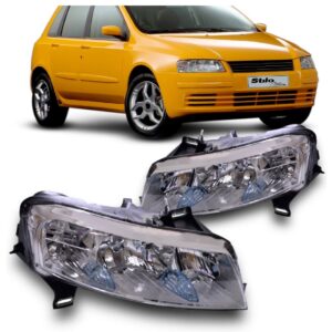 Par Farol Stilo 2002 03 04 05 2006 Elétrico Sem Motor