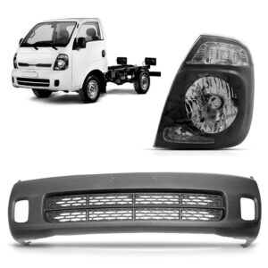 Kit Envolvente E Farol Esquerdo Bongo 2012 2013 15 A 2018 Preto