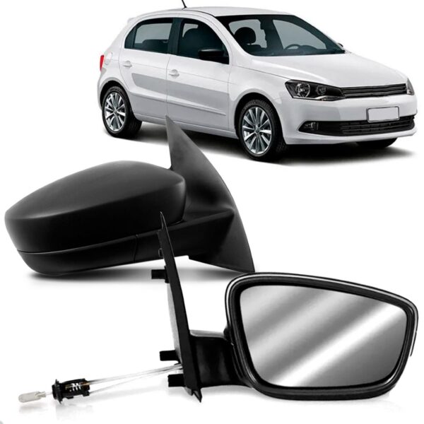 Par Retrovisor Gol G6 2013 A 2016 Texturizado C/ Controle