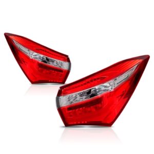 Par Sinaleira Traseira Para Toyota Corolla 2015 A 2017 S/led Vermelho