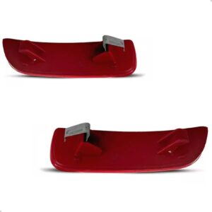 Par Refletor Parachoque Traseiro Palio Weekend 2004 A 2008 Vermelho
