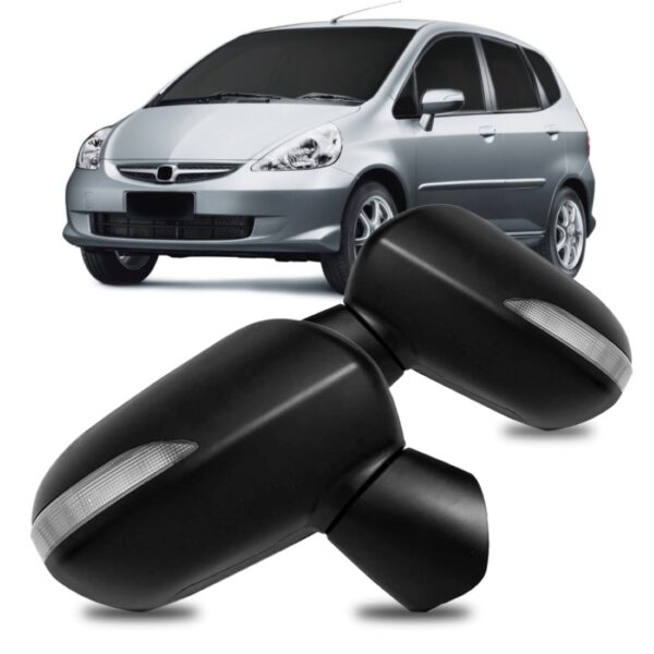 Par Retrovisor Fit 2003 04 05 06 07 08 Eletrico C/sinaleira