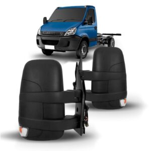 Par Retrovisor Para Iveco Daily 2008 A 2019 Fixo Curto