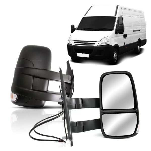 Par Retrovisor Para Iveco Daily 2008 A 2022 Fixo Longo