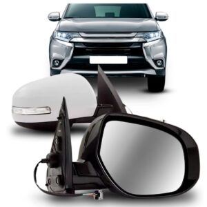Par Retrovisor Outlander 14/18 Elétrico Com Sinaleira Primer