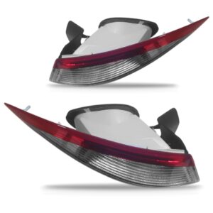 Par Sinaleira Traseira New Fiesta 2014 2015 Sedan Bicolor Vermelho