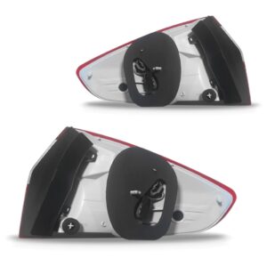 Par Sinaleira Traseira New Fiesta 2014 2015 Sedan Bicolor Vermelho