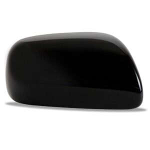 Par Capa Retrovisor Corolla 2008 A 2012 S/ Furo Preto Liso - Preto