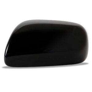 Par Capa Retrovisor Corolla 2008 A 2012 S/ Furo Preto Liso - Preto
