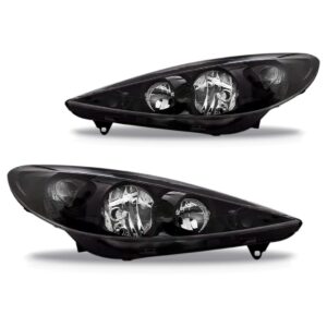 Par Farol Peugeot 207 2009 10 11 12 2013 Máscara Negra