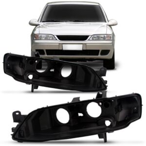 Par Carcaça Farol Vectra 1999 A 2004