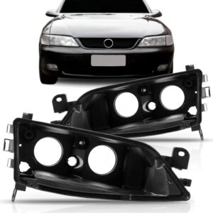 Par Carcaça Farol Dianteiro Chevrolet Vectra 1996 1997 1998. Direito E Esquerdo