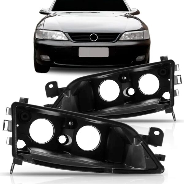 Par Carcaça Farol Dianteiro Chevrolet Vectra 1996 1997 1998. Direito E Esquerdo