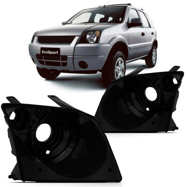 Par Carcaça Farol Ecosport 2004 A 2007