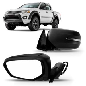 Par Retrovisor L200 Triton 2014 A 2017 Eletrico C/ Pisca Pto