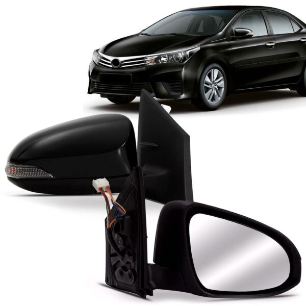Par Retrovisor Corolla 14/19 Retrátil Elétrico C/ Sinaleira