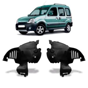 Par Protetor Caixa De Roda Dianteiro Kangoo 98 99 A 07 2008