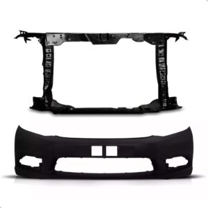 Kit Envolvente C/ Painel Mini Frente Civic 2012 A 2016 Preto