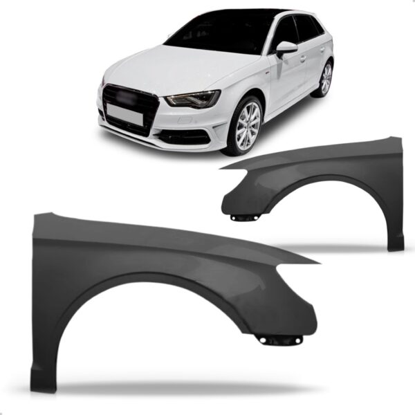 Par Paralama Para Audi A3 Hatch 2013 2014 2015 2016