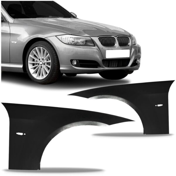 Par Paralama Bmw S3 2006 2007 2008 09 10 2011 Com Furo Pisca