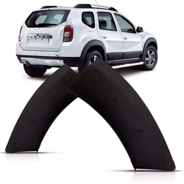 Par Alargador Vao De Roda Traseiro Duster 2011 A 2013