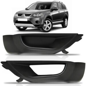 Par Spoiler Dianteiro Outlander 2007 2008 2009 Preto