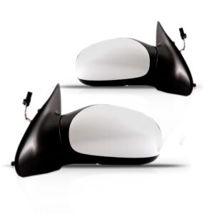 Par Retrovisor Peugeot 406 1998 A 2004 Eletrico Lente Azul.