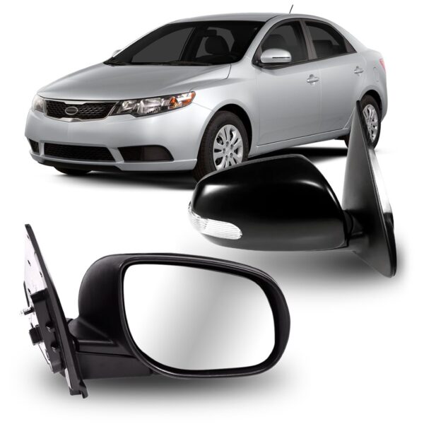 Par Retrovisor Cerato 2009 A 2011 Elétrico C Aquecedor Liso