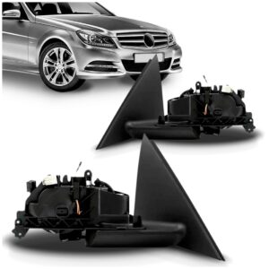 Par Retrovisor Mercedes C200 2008 A 2014 Eletrico Sem Capa