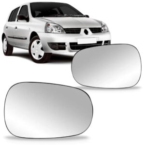 Par Lente Retrovisor Clio 2000 A 08 09 10 11 2012 Asférico
