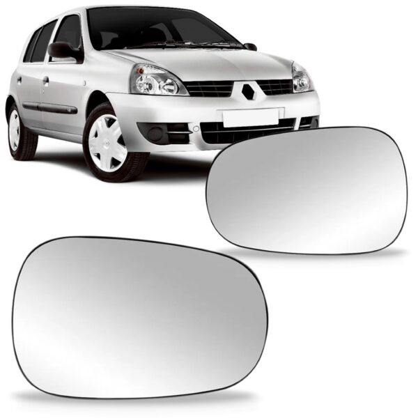 Par Lente Retrovisor Clio 2000 A 08 09 10 11 2012 Asférico