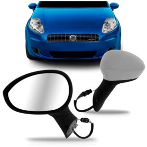 Par Retrovisor Punto 2007 2008 09 10 11 2012 Com Capa Primer
