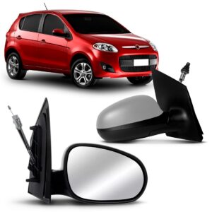 Par Retrovisor Palio 2012 2013 2014 Com Capa Primer Promoção