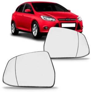 Par Lente Retrovisor Focus 2008 A 13 2014 Térmico Asférico