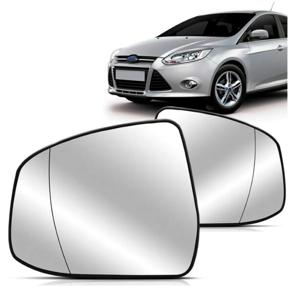 Par Lente Retrovisor Focus 2014 15 16 17 18 2019 Asférico