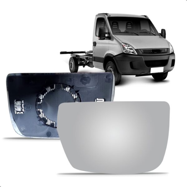 Par Lente Retrovisor Daily 2008 A 2014 Inferior Com Base