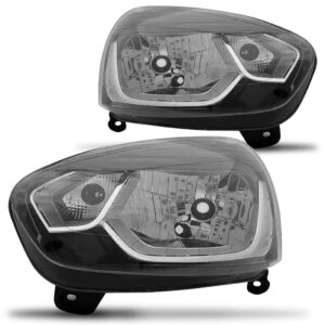 Par Farol Clio 2013 2014 2015 2016 Manual Máscara Negra