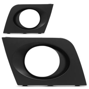 Par Moldura Milha Para Agile 2009 A 2012 Preto Com Furo Preto Ambos Os Lados