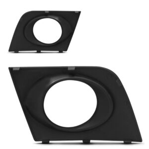 Par Moldura Milha Para Agile 2009 A 2012 Preto Com Furo Preto Ambos Os Lados