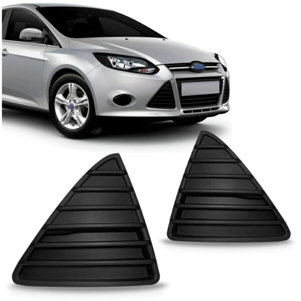 Par Tela Frontal Moldura Parachoque Dianteiro Focus 14 2015