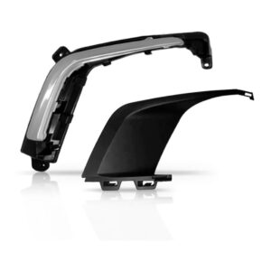 Moldura Milha Aux Peugeot 308 2012 2013 2014 Completo