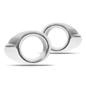 Par Suporte Farol Milha Auxiliar Focus 2014 A 2016 Cromado Ambos Os Lados