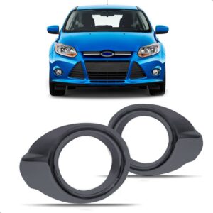 Par Suporte Farol Milha Auxiliar Focus 2014 A 2015 Preto