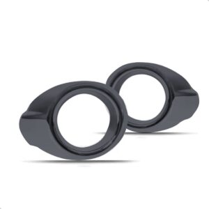 Par Suporte Farol Milha Auxiliar Focus 2014 A 2015 Preto