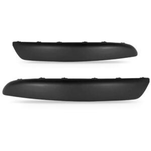 Par Moldura Parachoque Para Peugeot 307 2003 2004 2005 2006 Preto